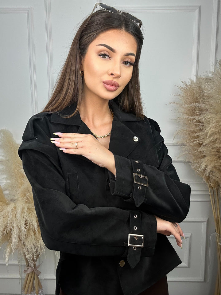 KURTKA TRIXIE - modny fason inspirowany trenczem