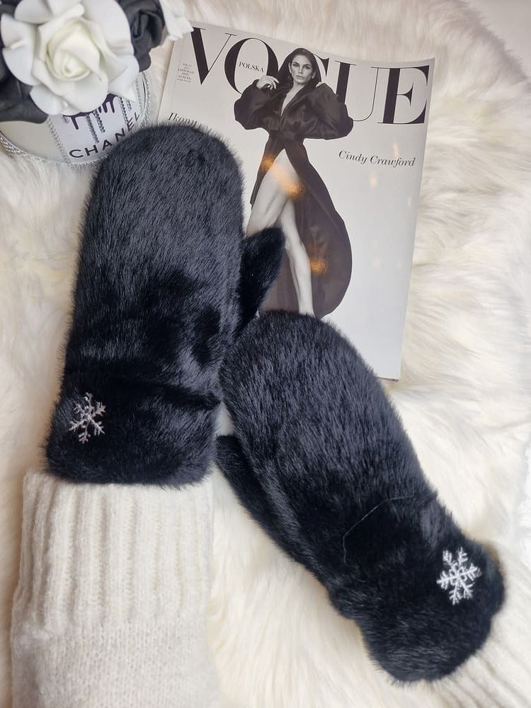 Rękawiczki ANNA miekkie, puszyste i bardzo ciełe