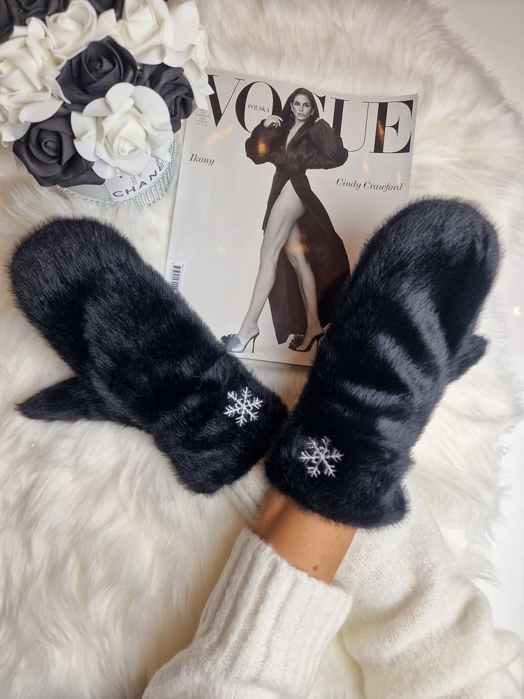 Rękawiczki ANNA miekkie, puszyste i bardzo ciełe