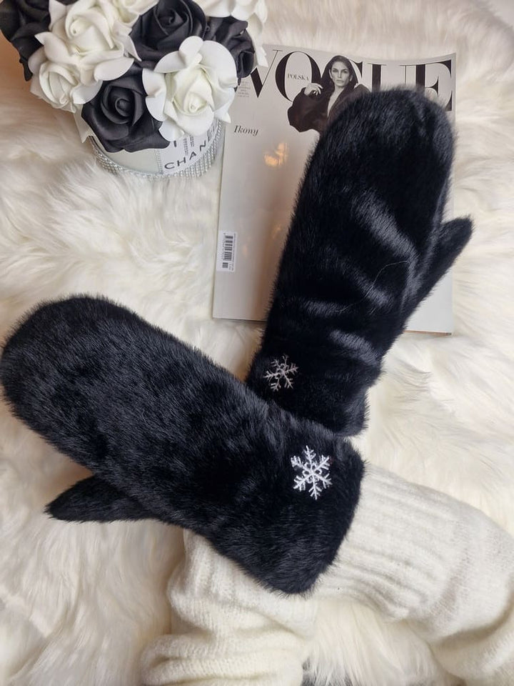 Rękawiczki ANNA miekkie, puszyste i bardzo ciełe