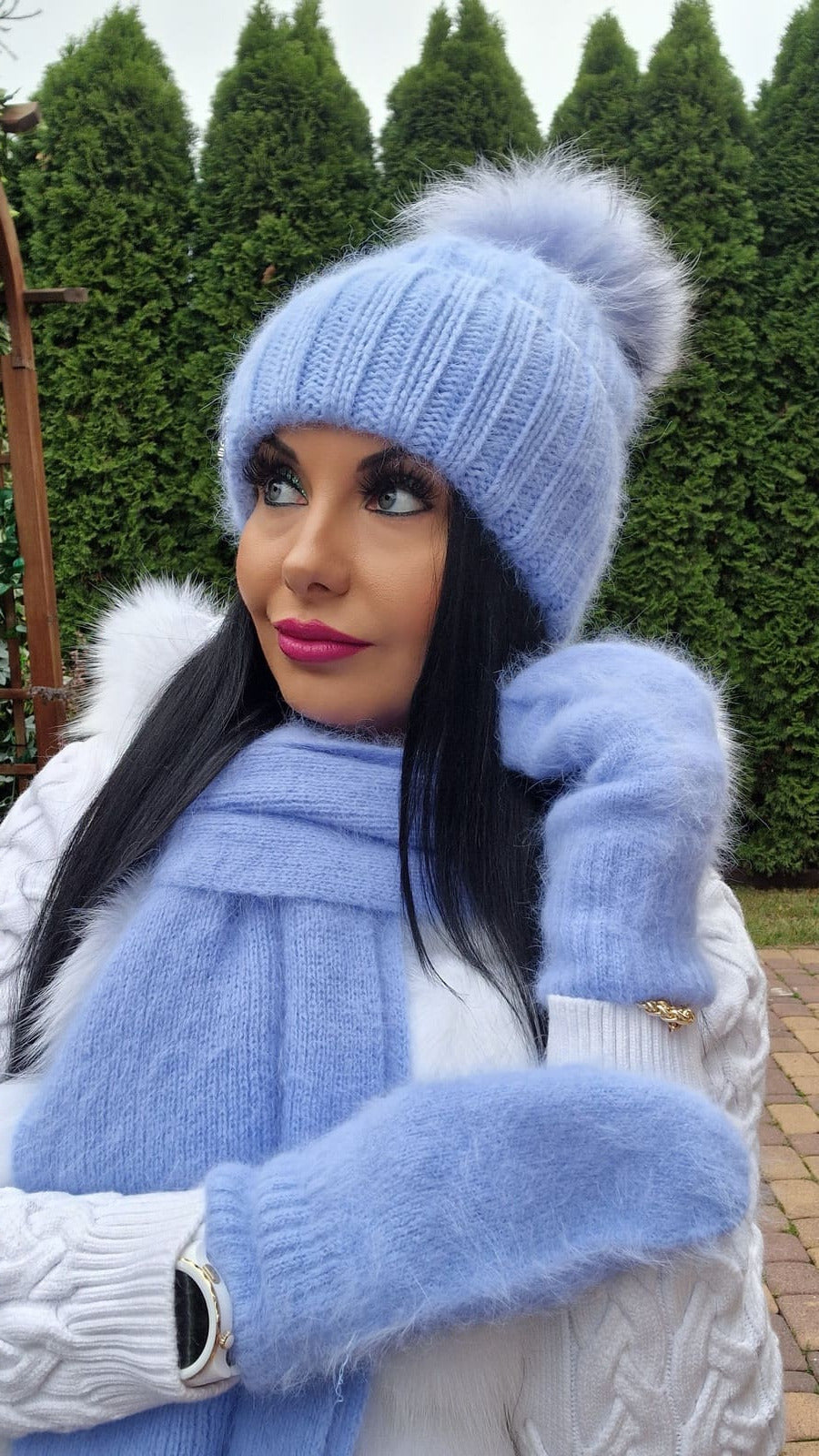 Czapka zimowa JESICA z pomponem narutalnym