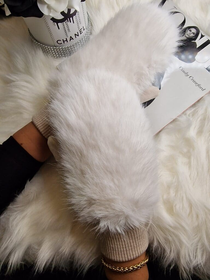 Rękawiczki WINTER bardzo ciepłe z  futerkiem