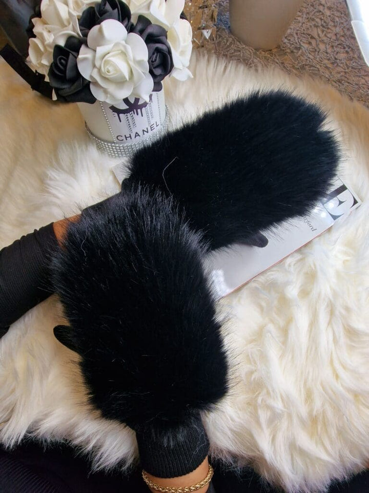 Rękawiczki WINTER bardzo ciepłe z  futerkiem