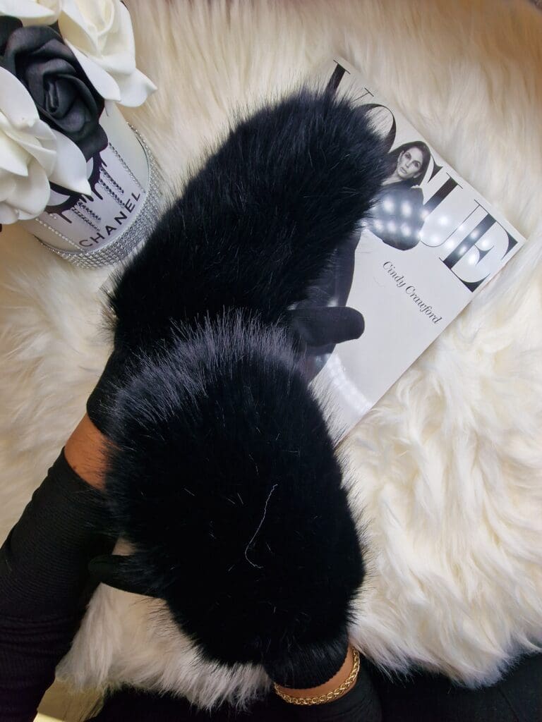 Rękawiczki WINTER bardzo ciepłe z  futerkiem