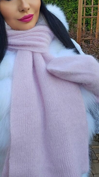 Szalik zimowy LILY WANESA NATALIA z angory