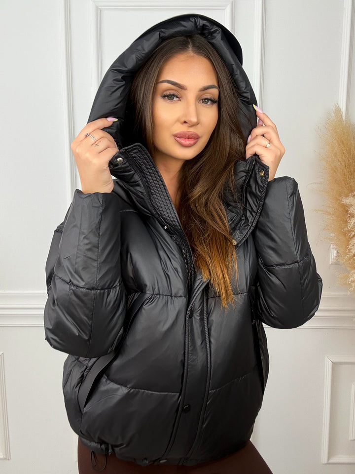 KURTKA PALOMA - pikowana z kapturem