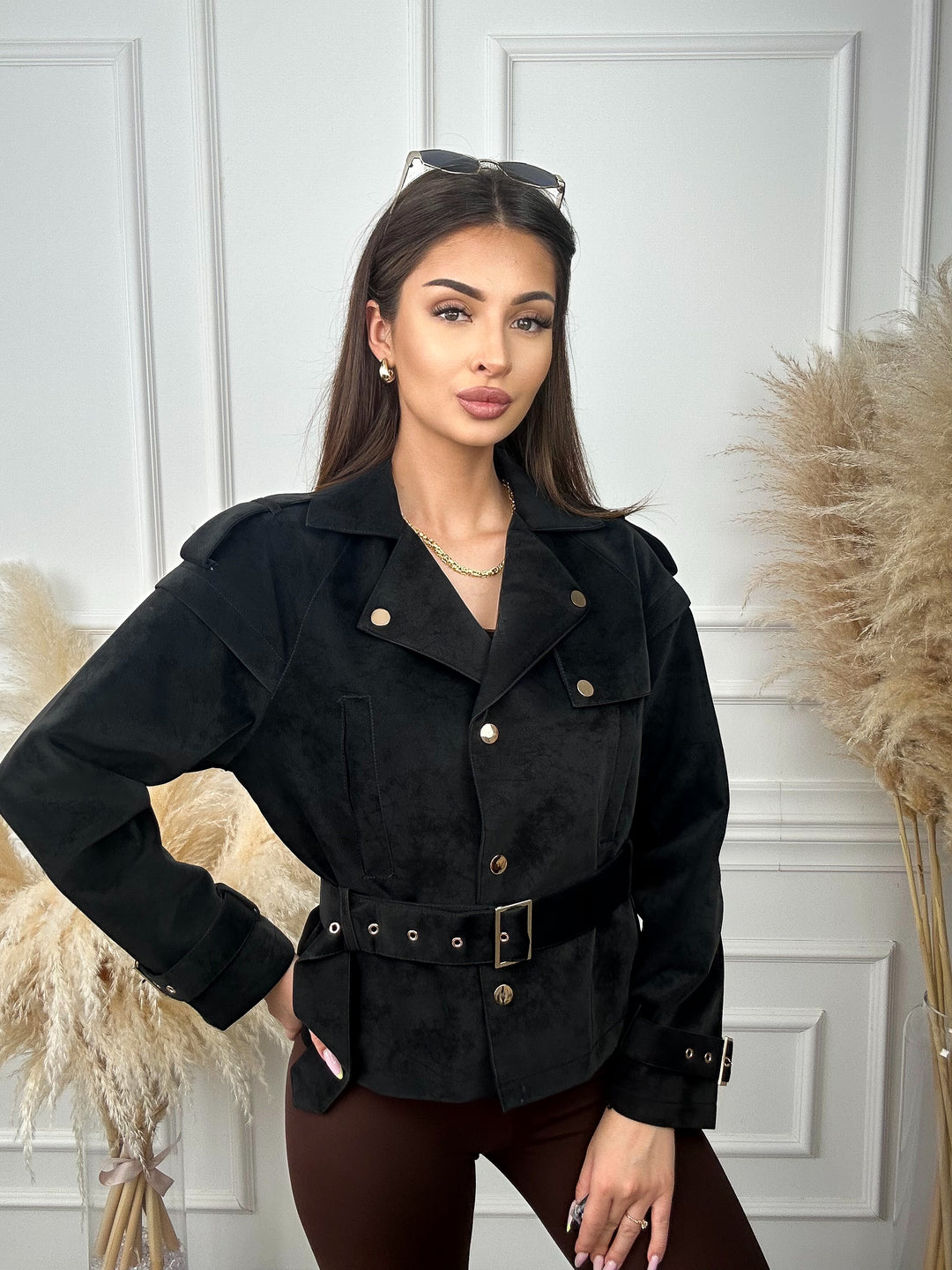 KURTKA TRIXIE - modny fason inspirowany trenczem