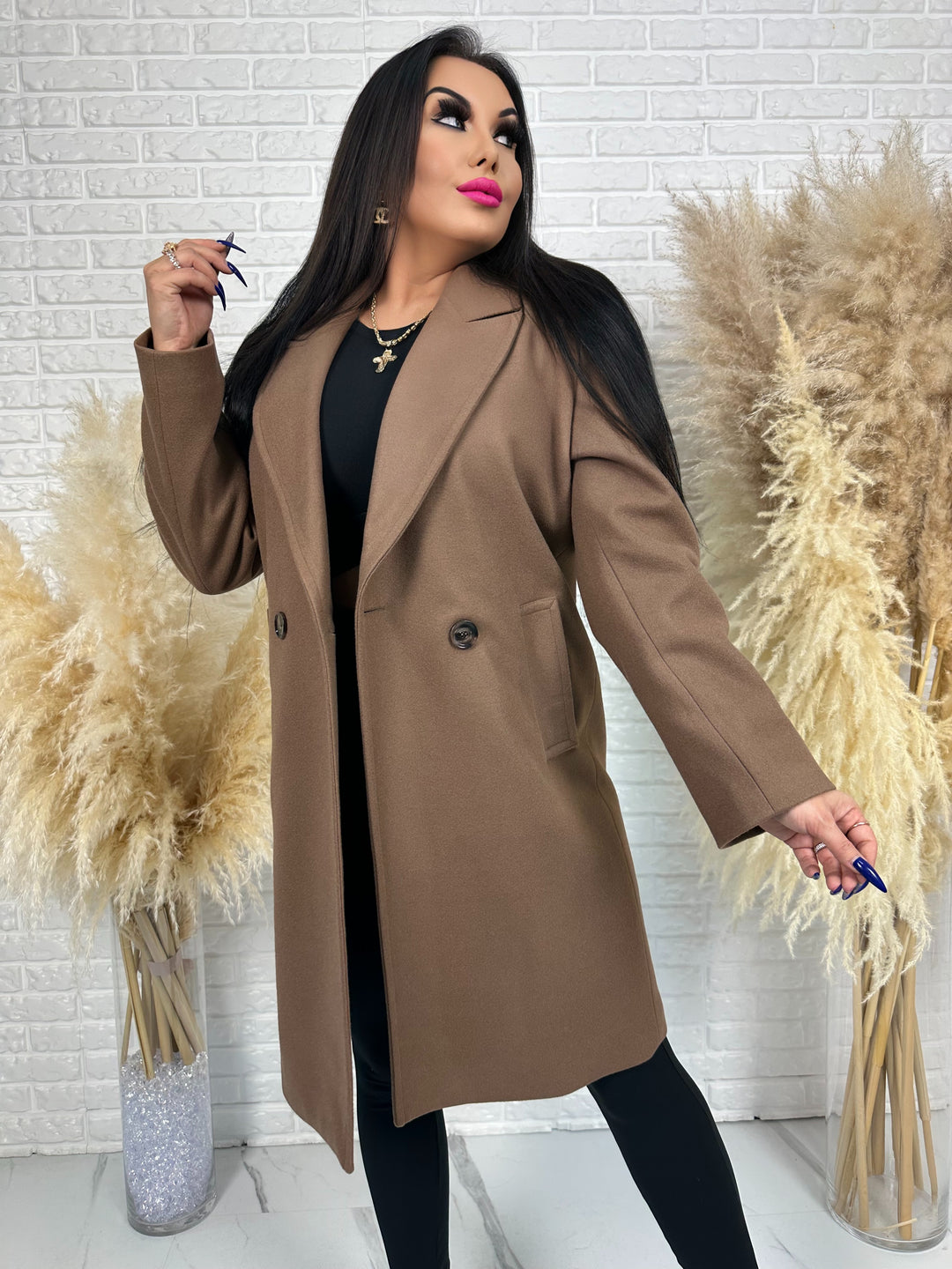 Płaszcz LADY MANTLE - klasyczny płaszcz polskiego producenta SM Collection