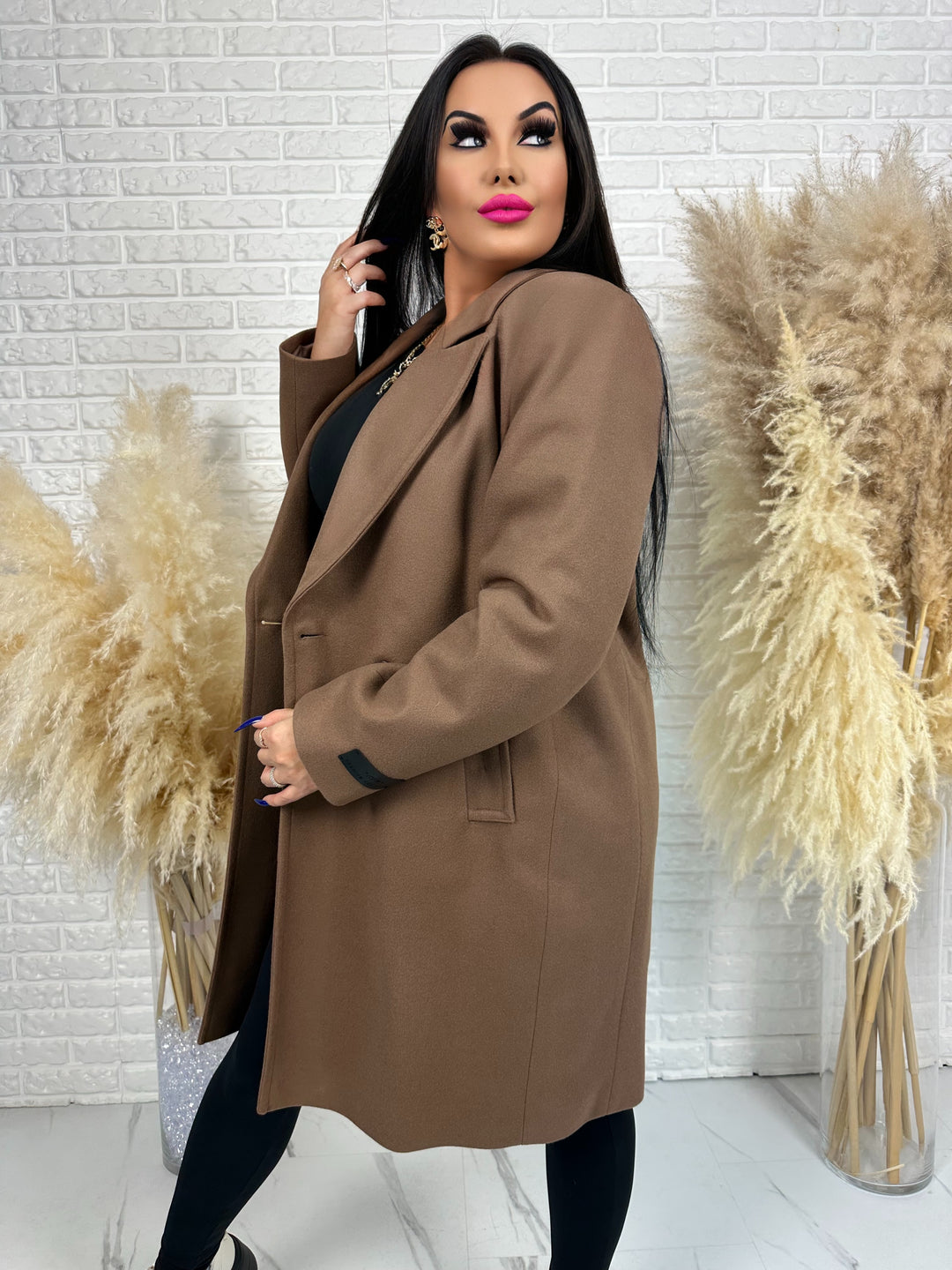 Płaszcz LADY MANTLE - klasyczny płaszcz polskiego producenta SM Collection