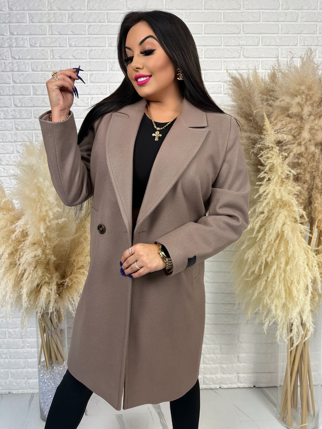 Płaszcz LADY MANTLE - klasyczny płaszcz polskiego producenta SM Collection