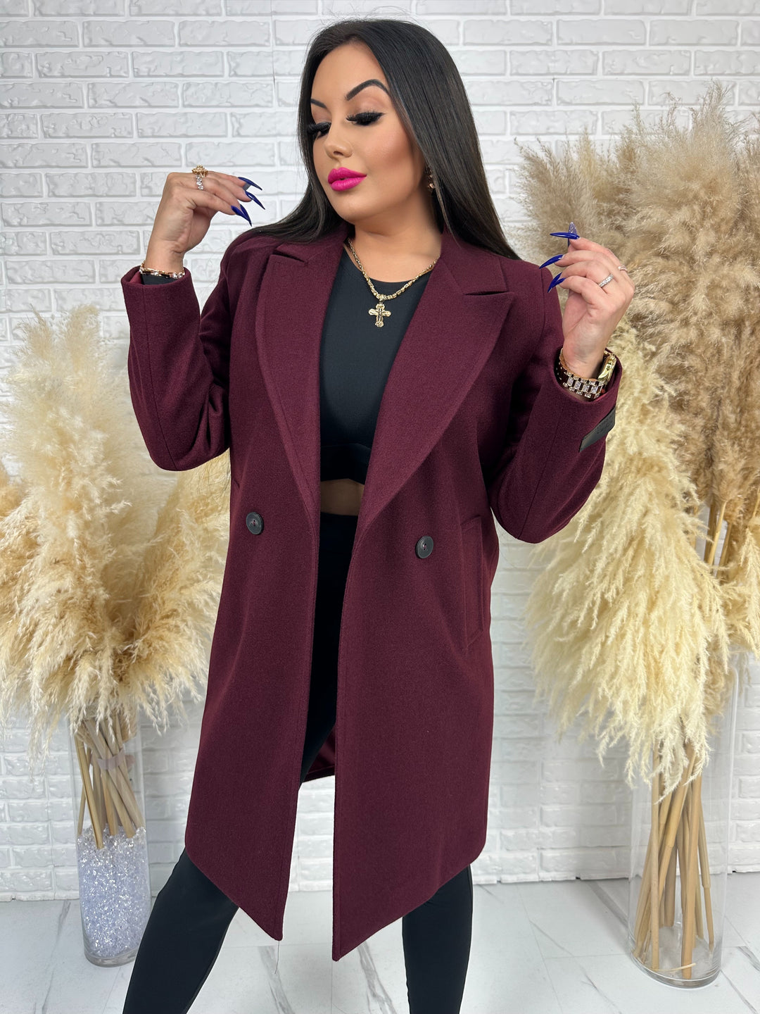 Płaszcz LADY MANTLE - klasyczny płaszcz polskiego producenta SM Collection