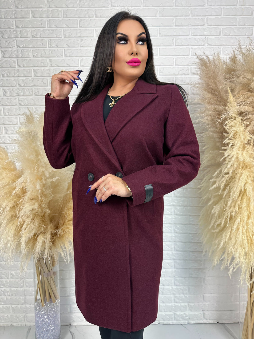 Płaszcz LADY MANTLE - klasyczny płaszcz polskiego producenta SM Collection