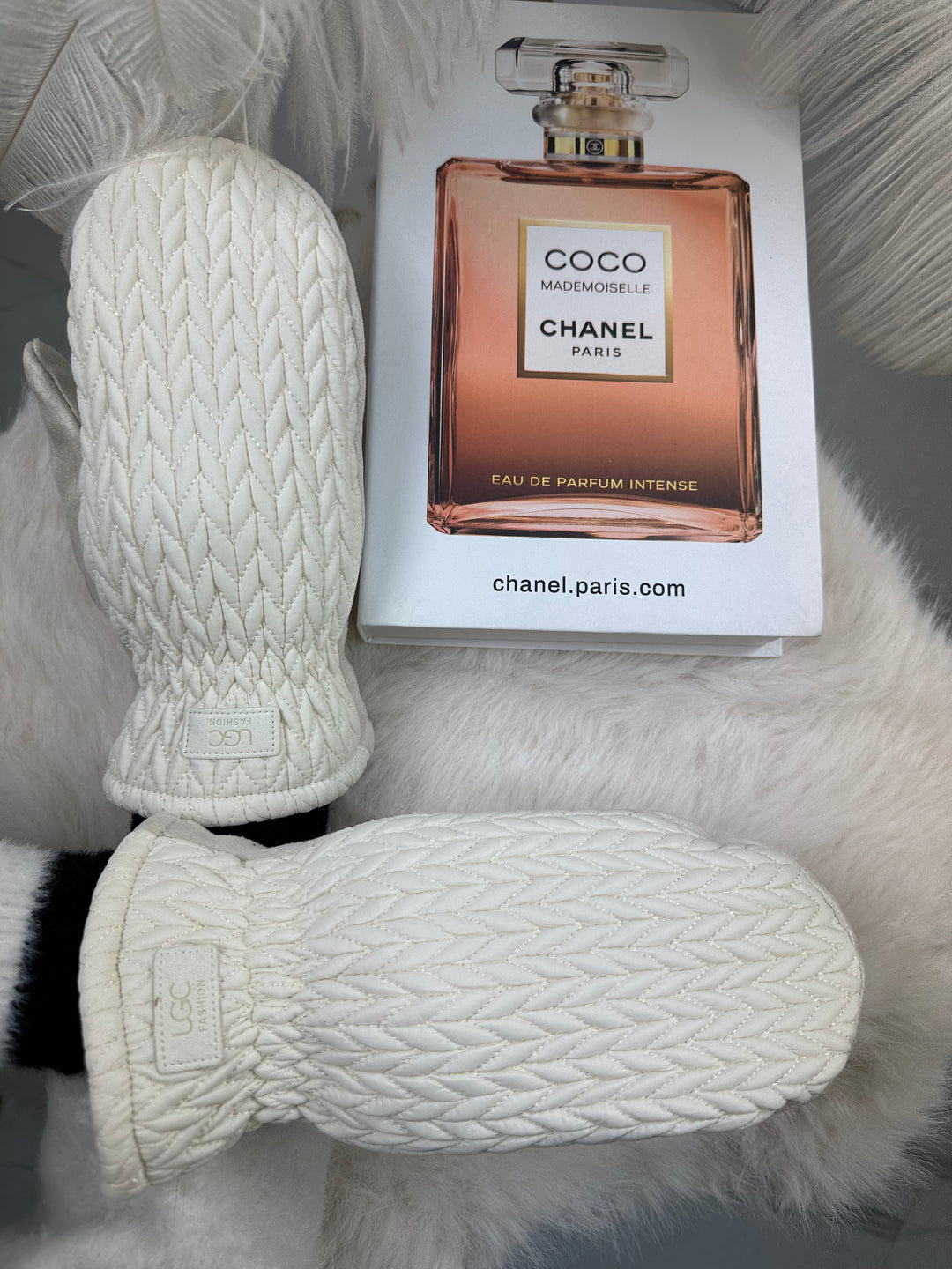 Rękawiczki SANAH - ciepłe, zimowe, materiał pikowany z widoczną strukturą