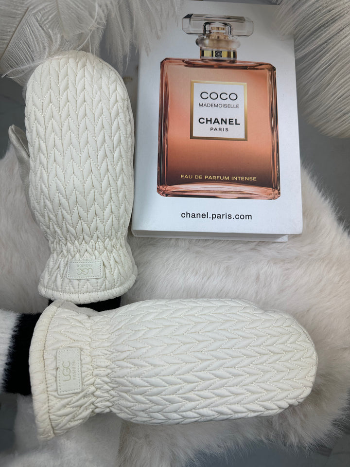 Rękawiczki SANAH - ciepłe, zimowe, materiał pikowany z widoczną strukturą