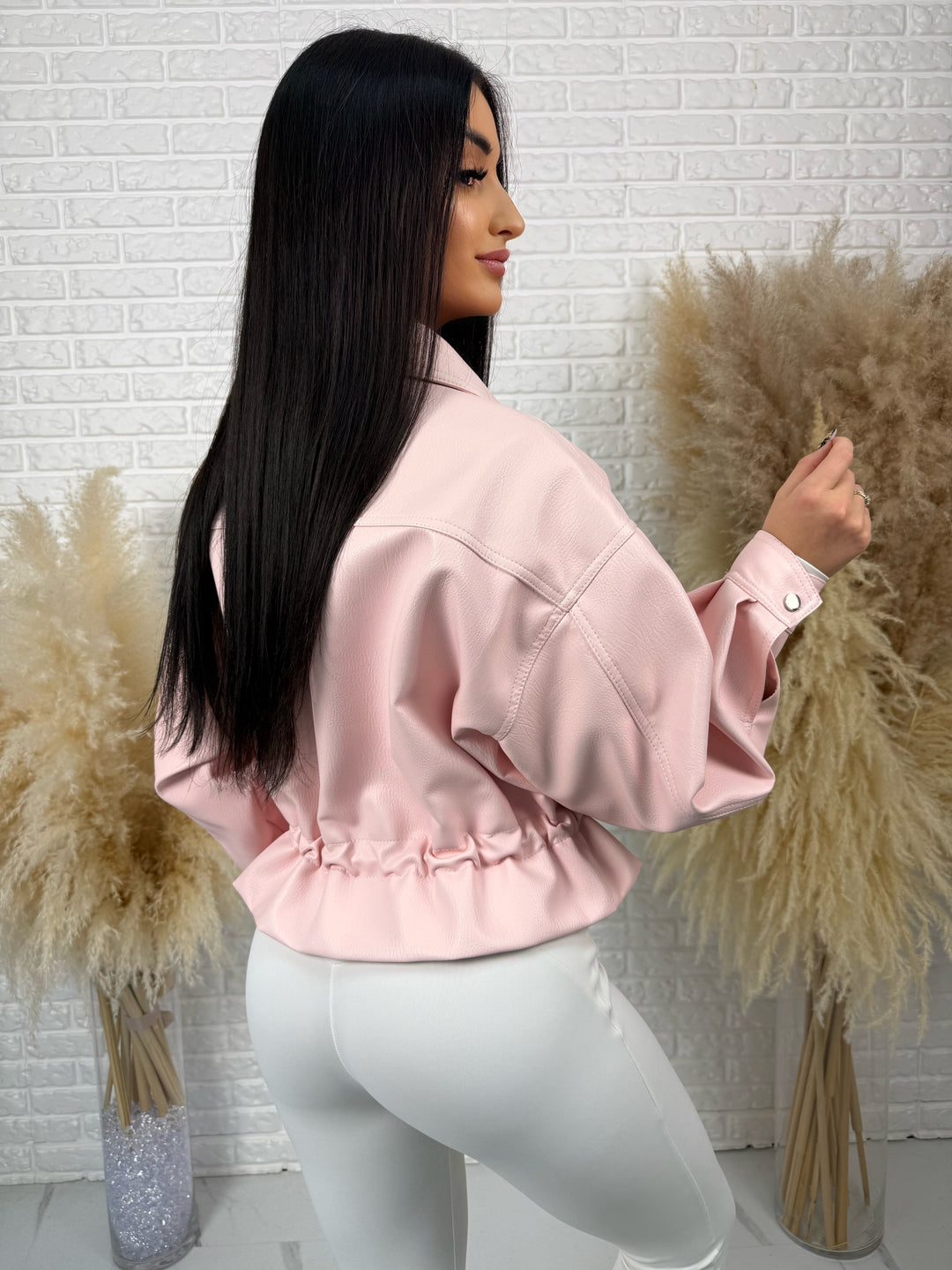 Kurtka ZOYA – lekka wiosenna ze ściągaczem w pasie