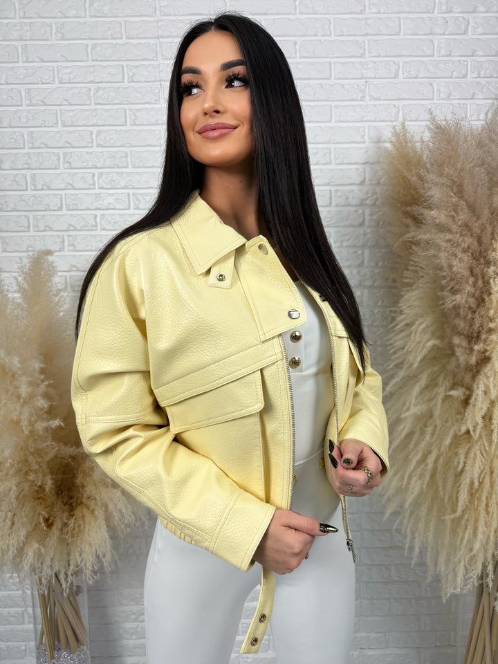 Kurtka wiosenna MIRABELLA - duże kieszenie, krój oversize