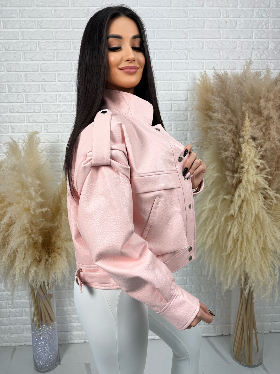 Kurtka KAJA - szerokie ramiona z napami