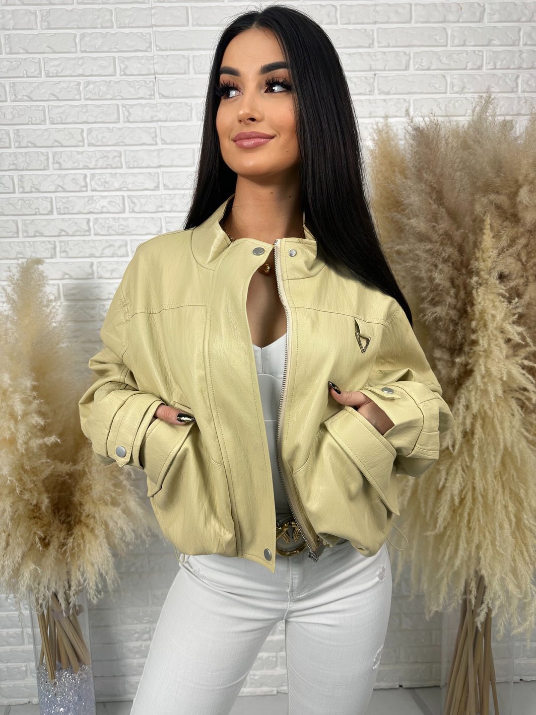 Kurtka NOWA - kurtka wiosenna, lekki lejący materiał