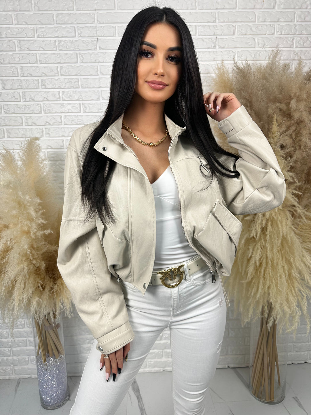 Kurtka NOWA - kurtka wiosenna, lekki lejący materiał