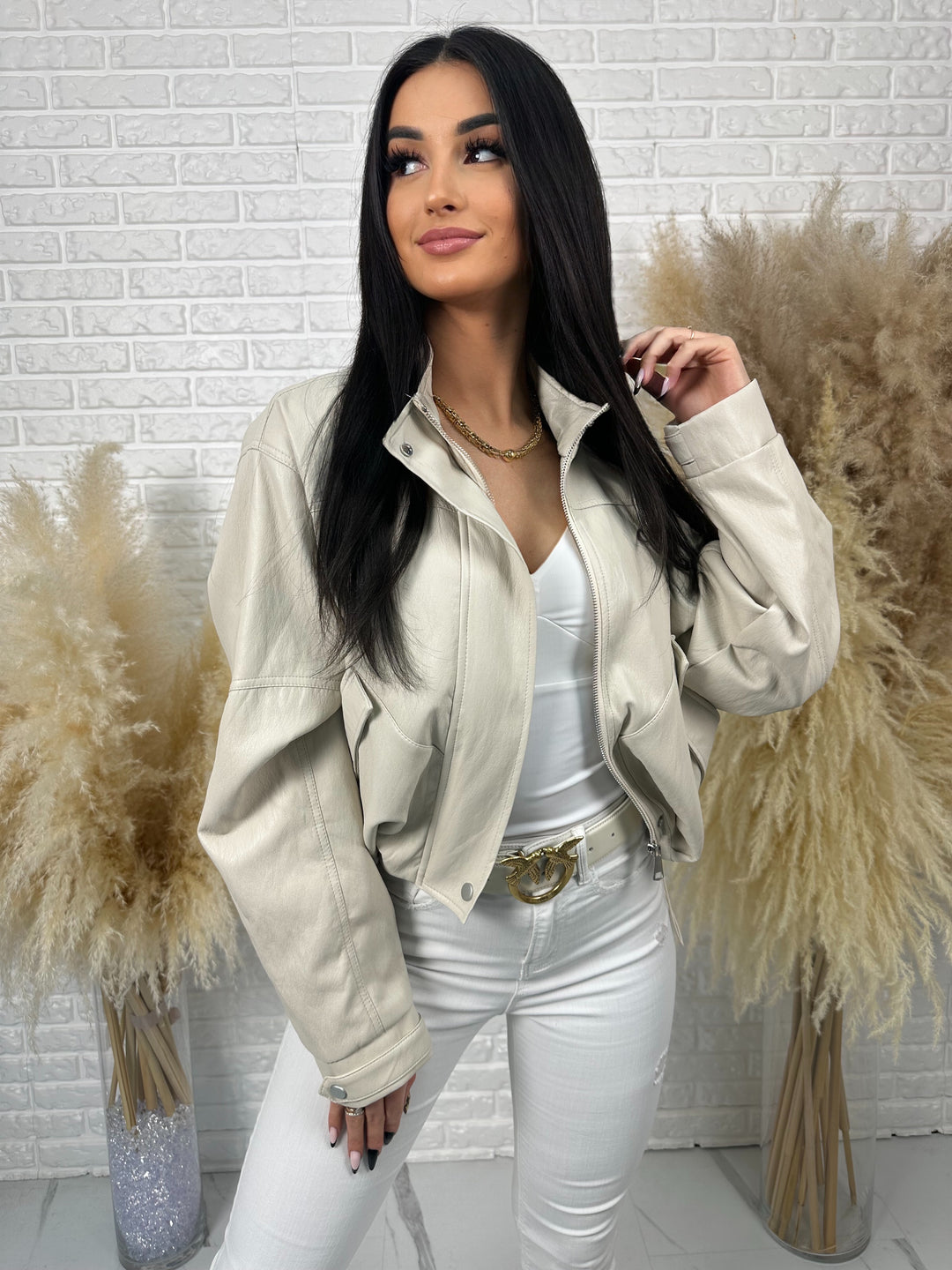 Kurtka NOWA - kurtka wiosenna, lekki lejący materiał