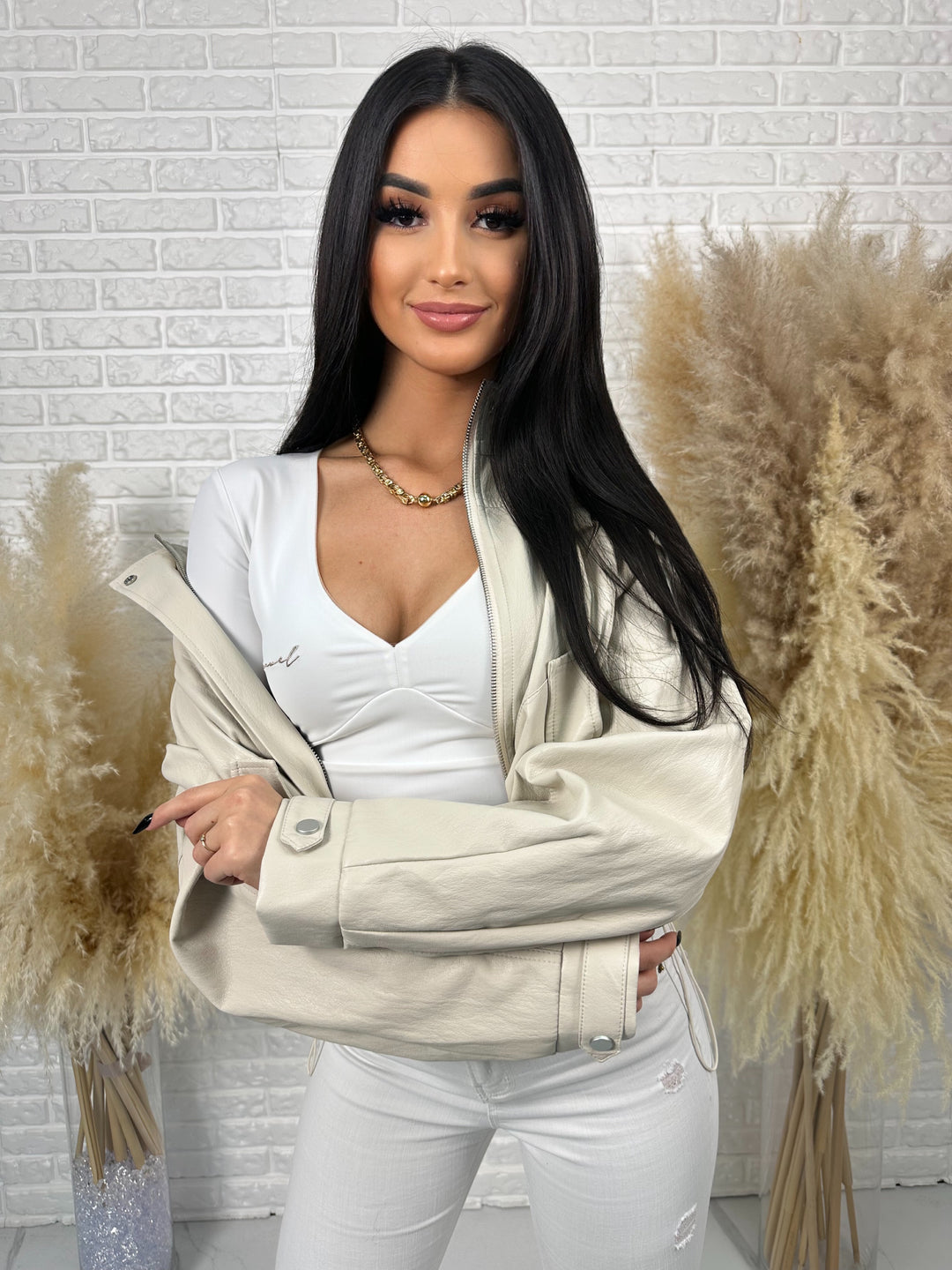 Kurtka NOWA - kurtka wiosenna, lekki lejący materiał