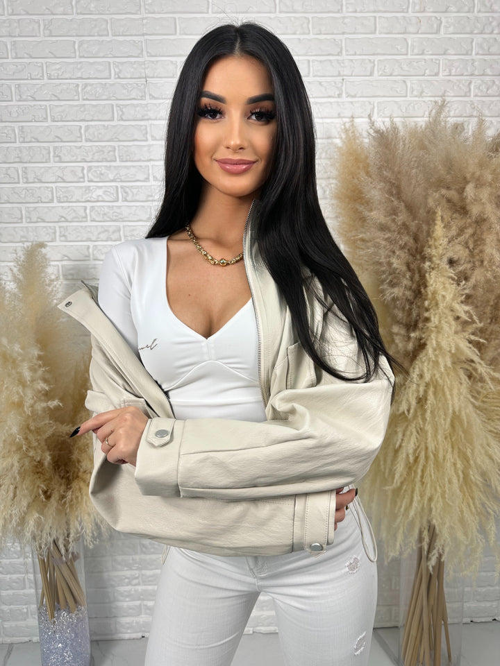 Kurtka NOWA - kurtka wiosenna, lekki lejący materiał