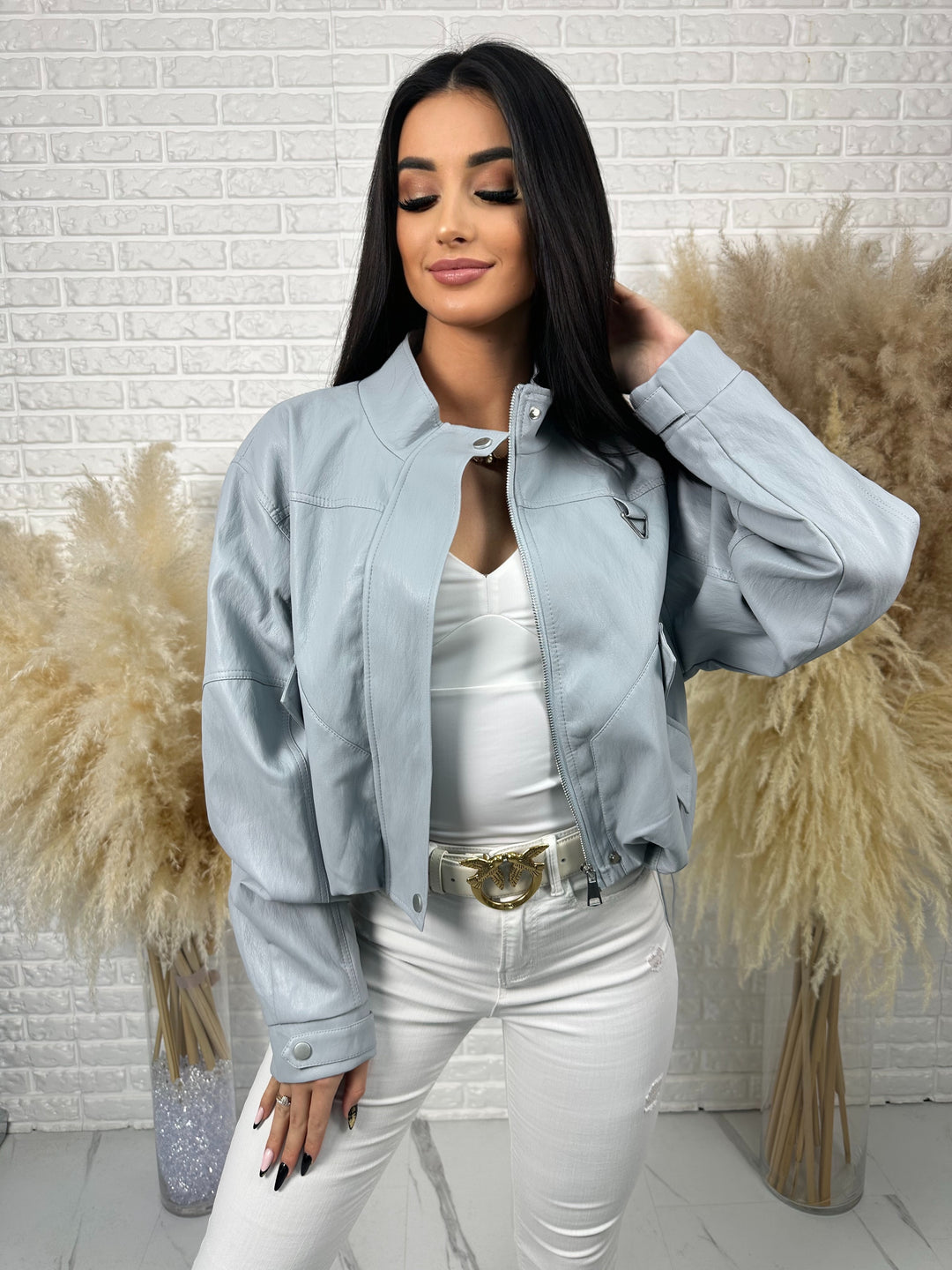 Kurtka NOWA - kurtka wiosenna, lekki lejący materiał