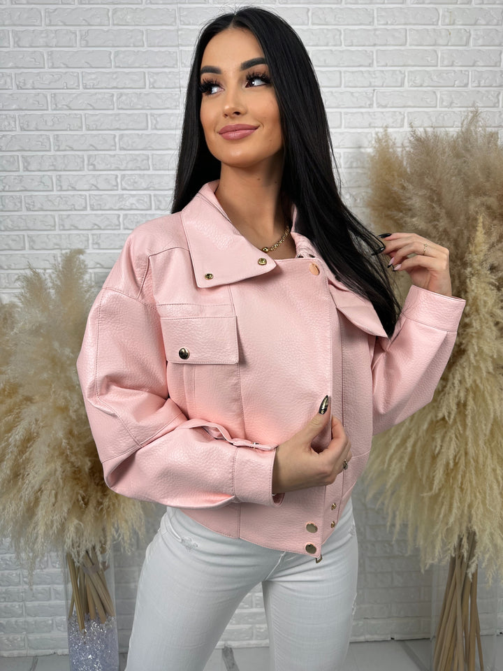 Kurtka wiosenna ANA - model oversize z dużymi kieszeniami