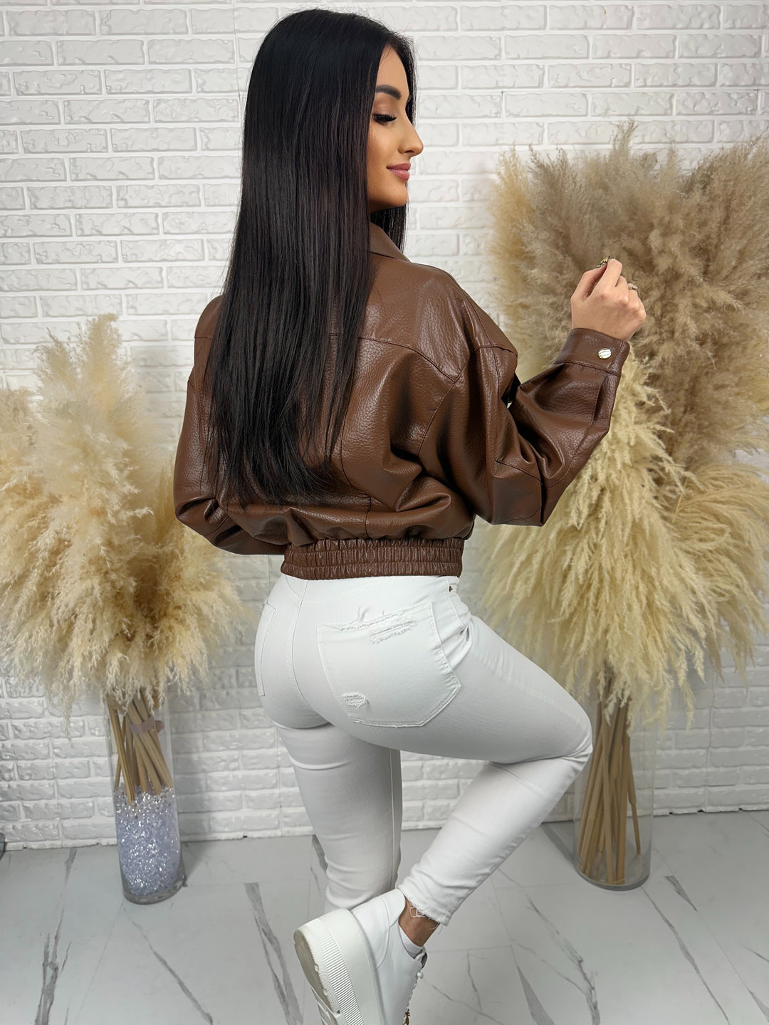 Kurtka wiosenna ANA - model oversize z dużymi kieszeniami