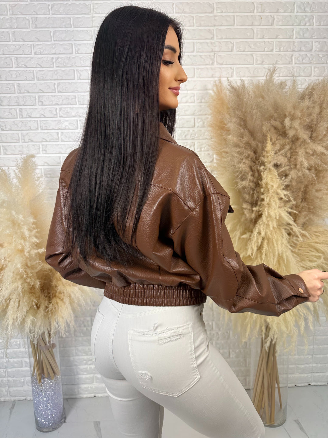 Kurtka wiosenna ANA - model oversize z dużymi kieszeniami