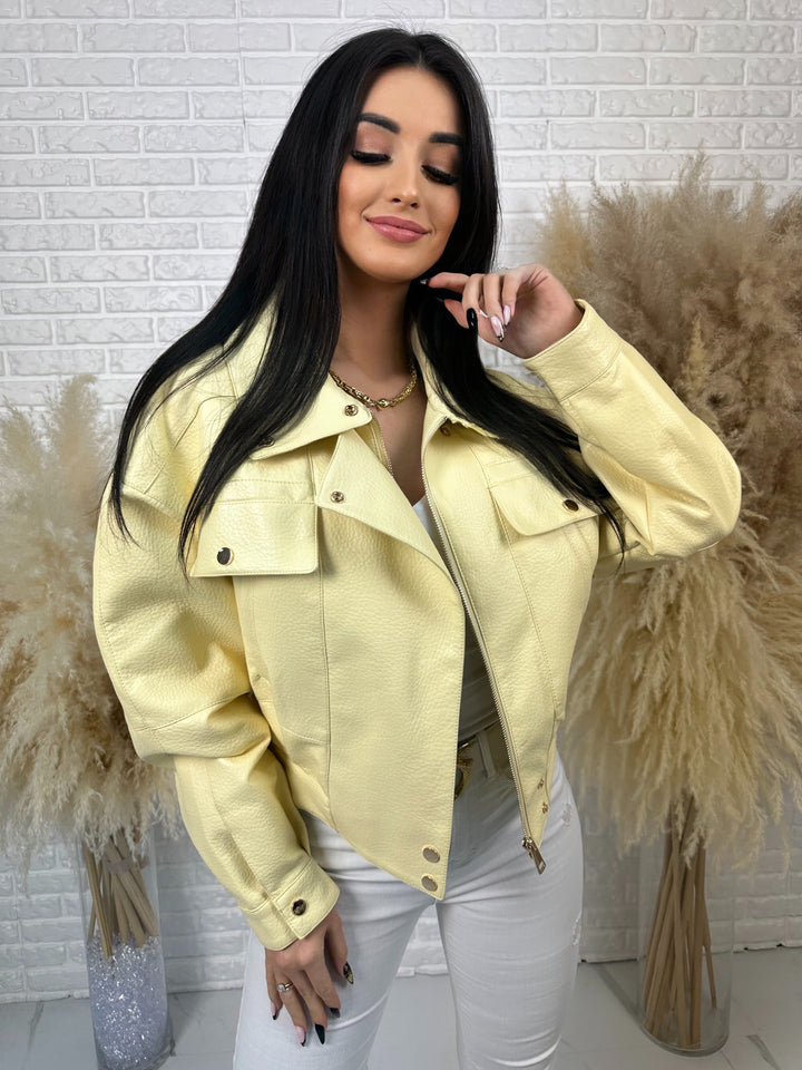 Kurtka wiosenna ANA - model oversize z dużymi kieszeniami