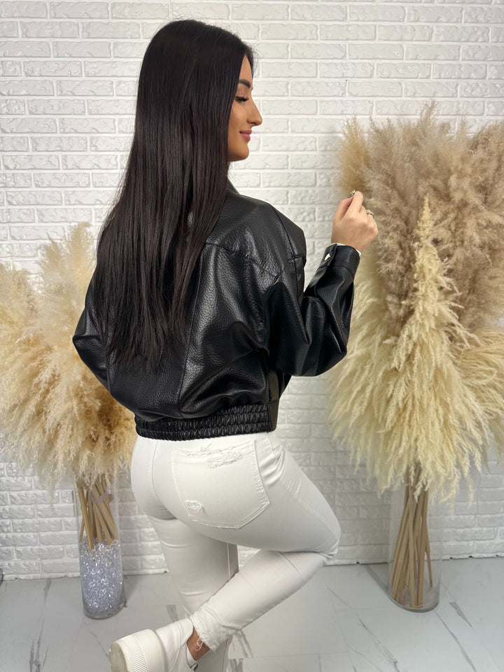 Kurtka wiosenna ANA - model oversize z dużymi kieszeniami