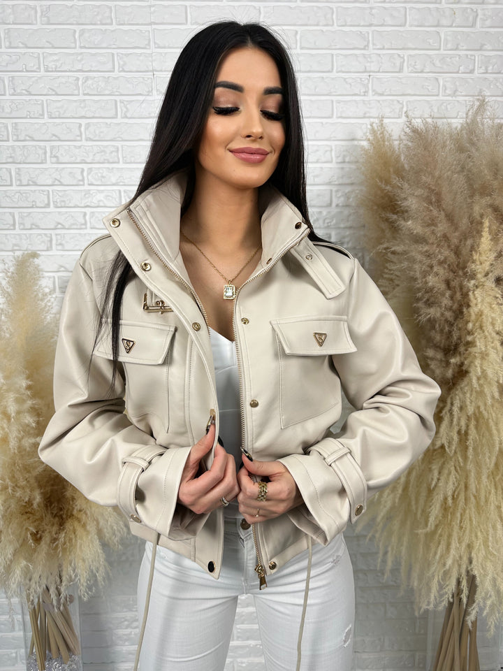 Kurtka VALKIRA - ściągacz w pasie, paski na rękawach