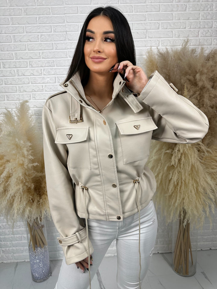 Kurtka VALKIRA - ściągacz w pasie, paski na rękawach