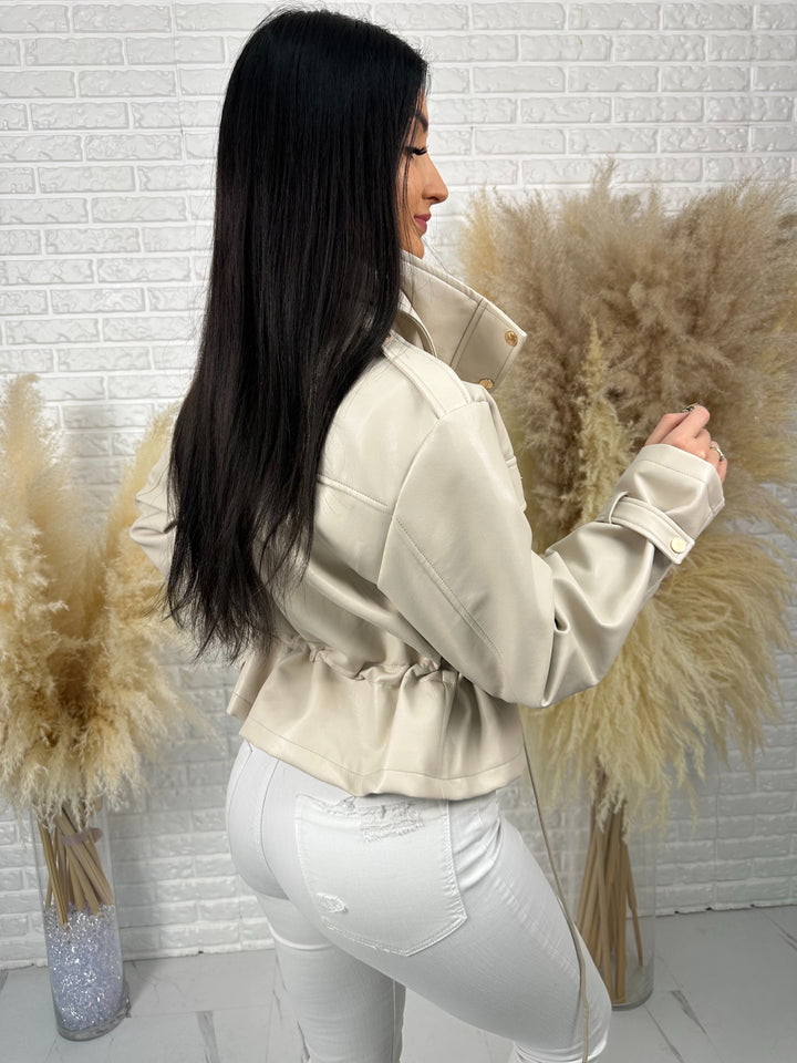 Kurtka VALKIRA - ściągacz w pasie, paski na rękawach