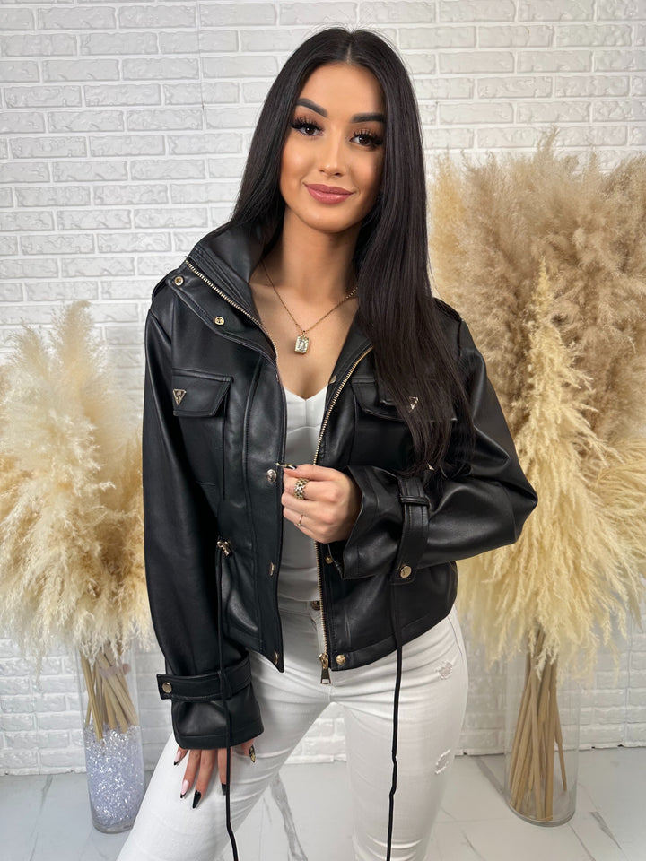 Kurtka VALKIRA - ściągacz w pasie, paski na rękawach