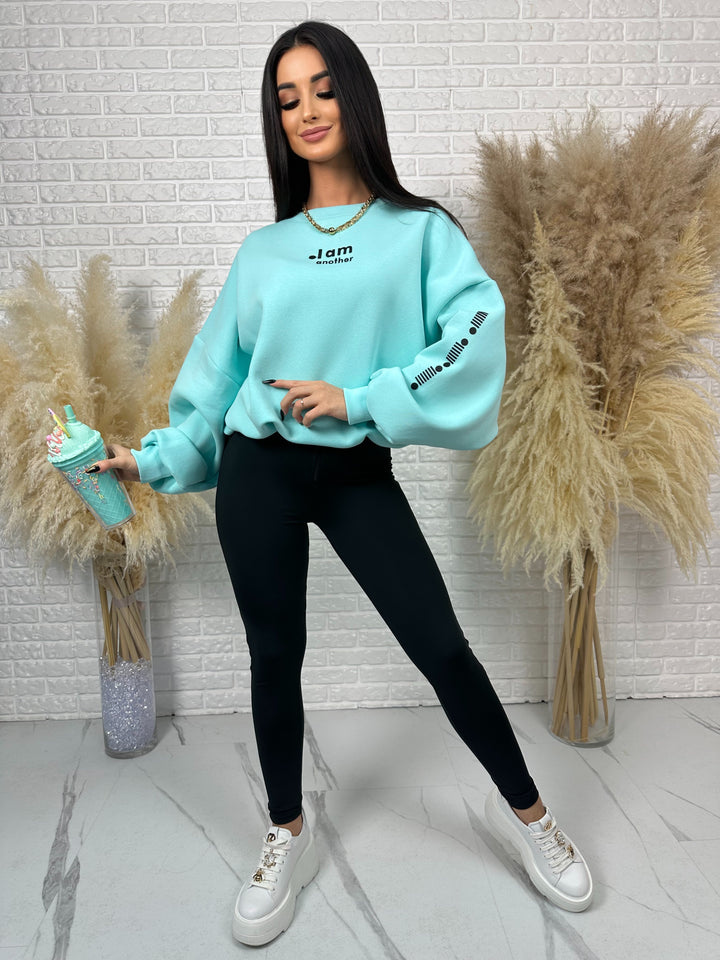 Komplet dresowy POWER - mięsista bawełniana bluza + leginsy