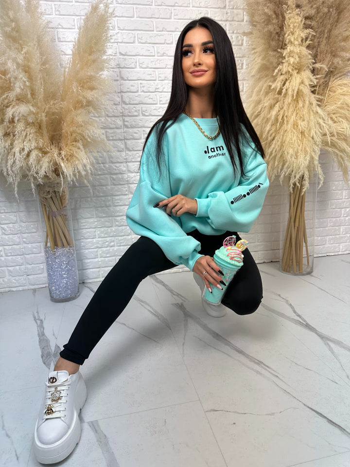 Komplet dresowy POWER - mięsista bawełniana bluza + leginsy