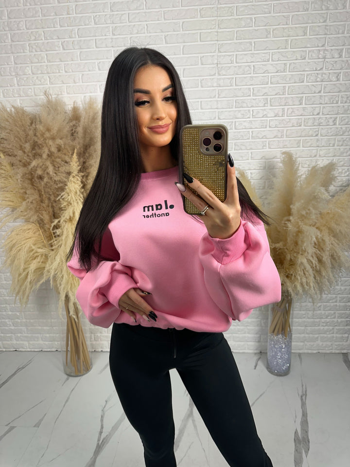 Komplet dresowy POWER - mięsista bawełniana bluza + leginsy