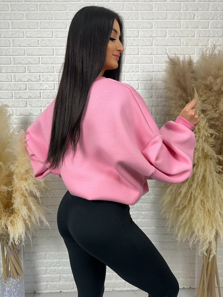 Komplet dresowy POWER - mięsista bawełniana bluza + leginsy