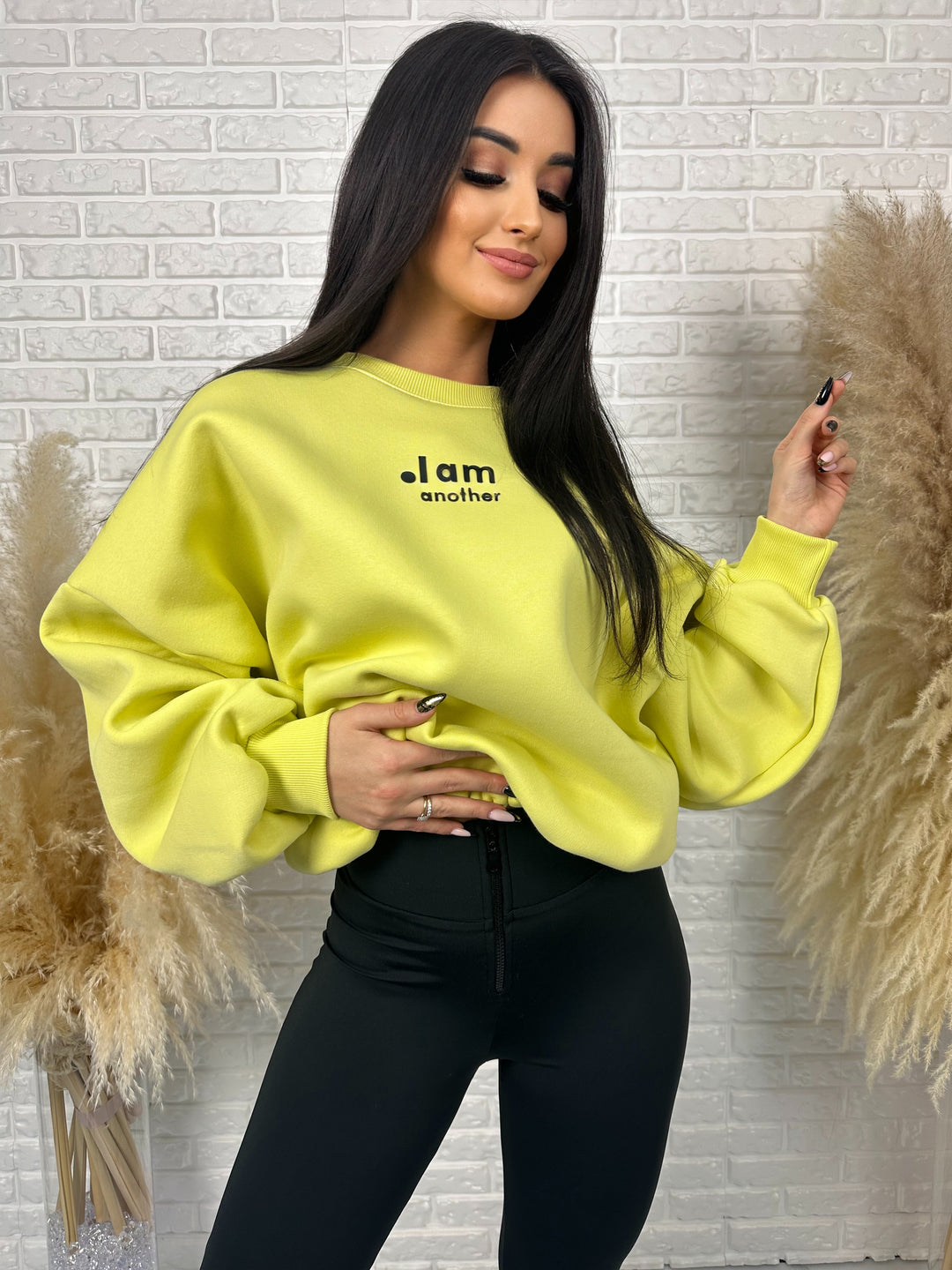 Komplet dresowy POWER - mięsista bawełniana bluza + leginsy