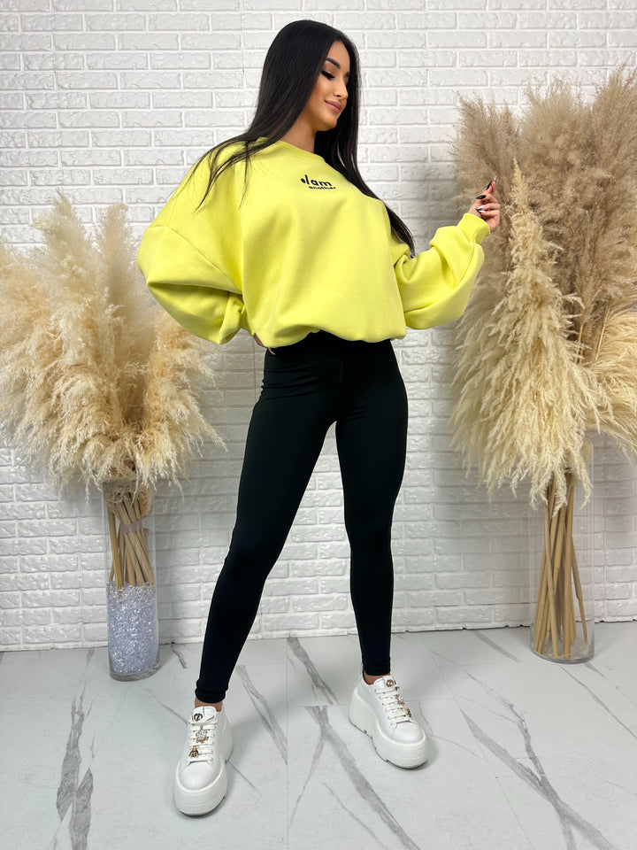 Komplet dresowy POWER - mięsista bawełniana bluza + leginsy