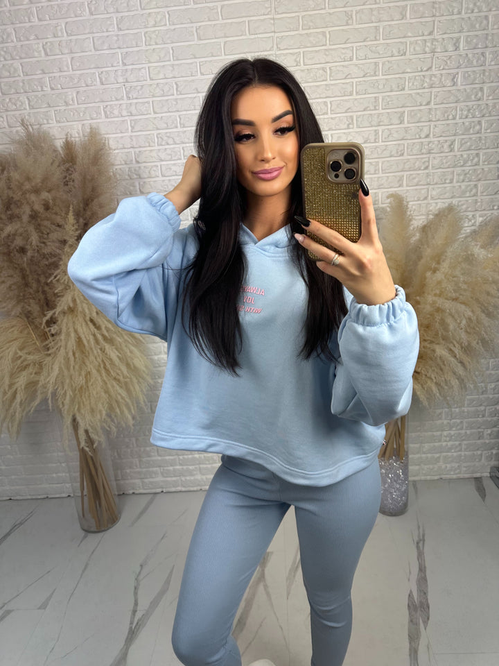 Kompet dresowy ALWAYS - szeroka bluza i prążkowane leginsy z wysokim stanem