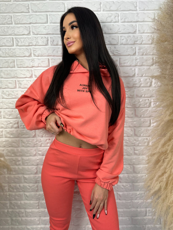 Kompet dresowy ALWAYS - szeroka bluza i prążkowane leginsy z wysokim stanem