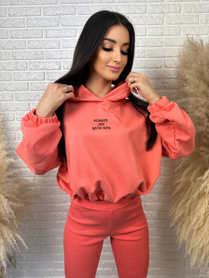 Kompet dresowy ALWAYS - szeroka bluza i prążkowane leginsy z wysokim stanem