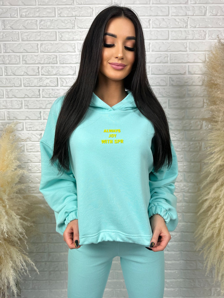 Kompet dresowy ALWAYS - szeroka bluza i prążkowane leginsy z wysokim stanem