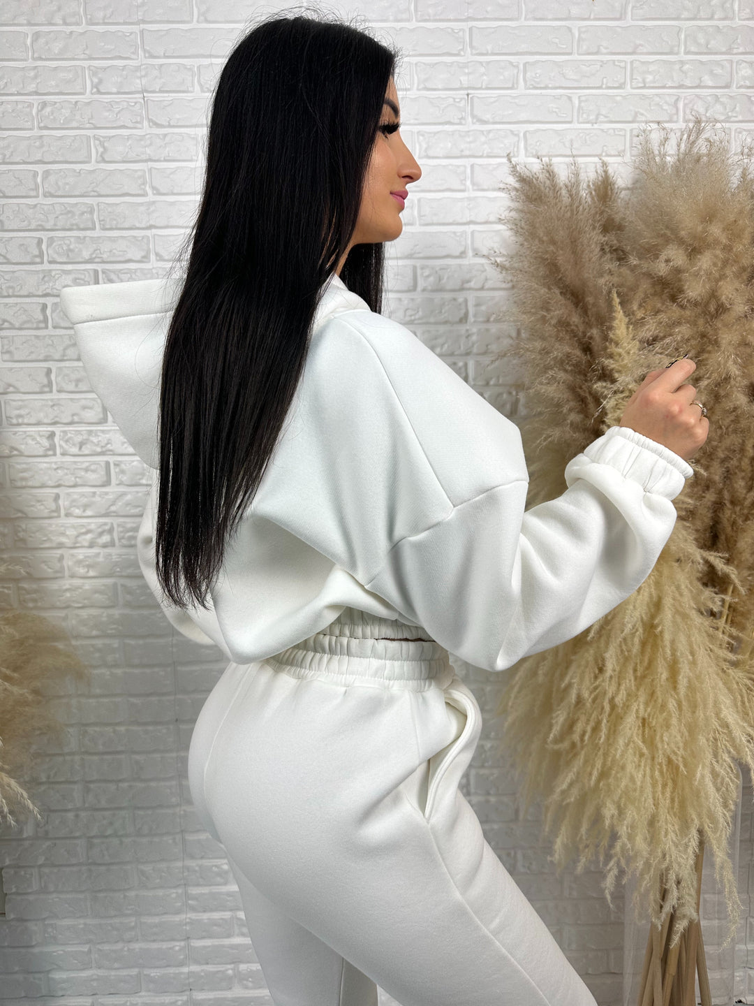 Komplet dresowy QUEEN - dres ocieplany z motywem korony