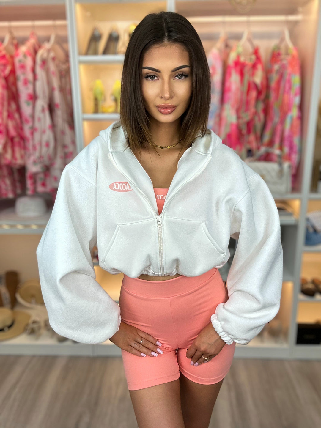 Bluza HOODIE LA COCA z napisem la coca