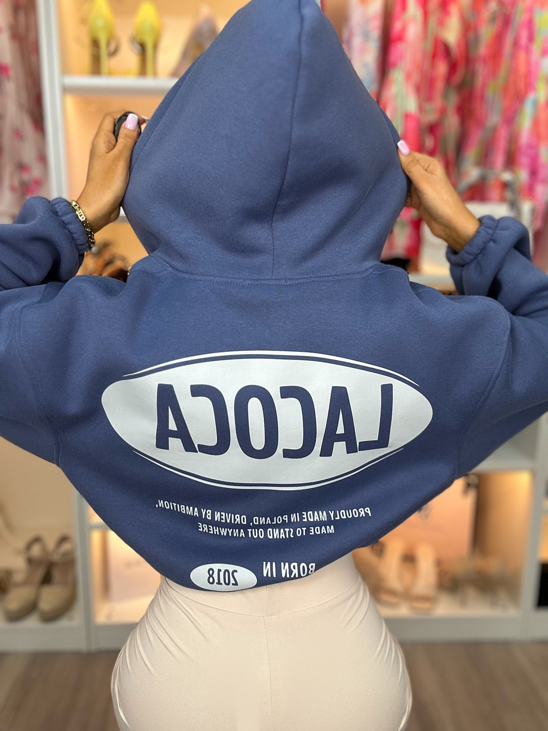 Bluza HOODIE LA COCA z napisem la coca