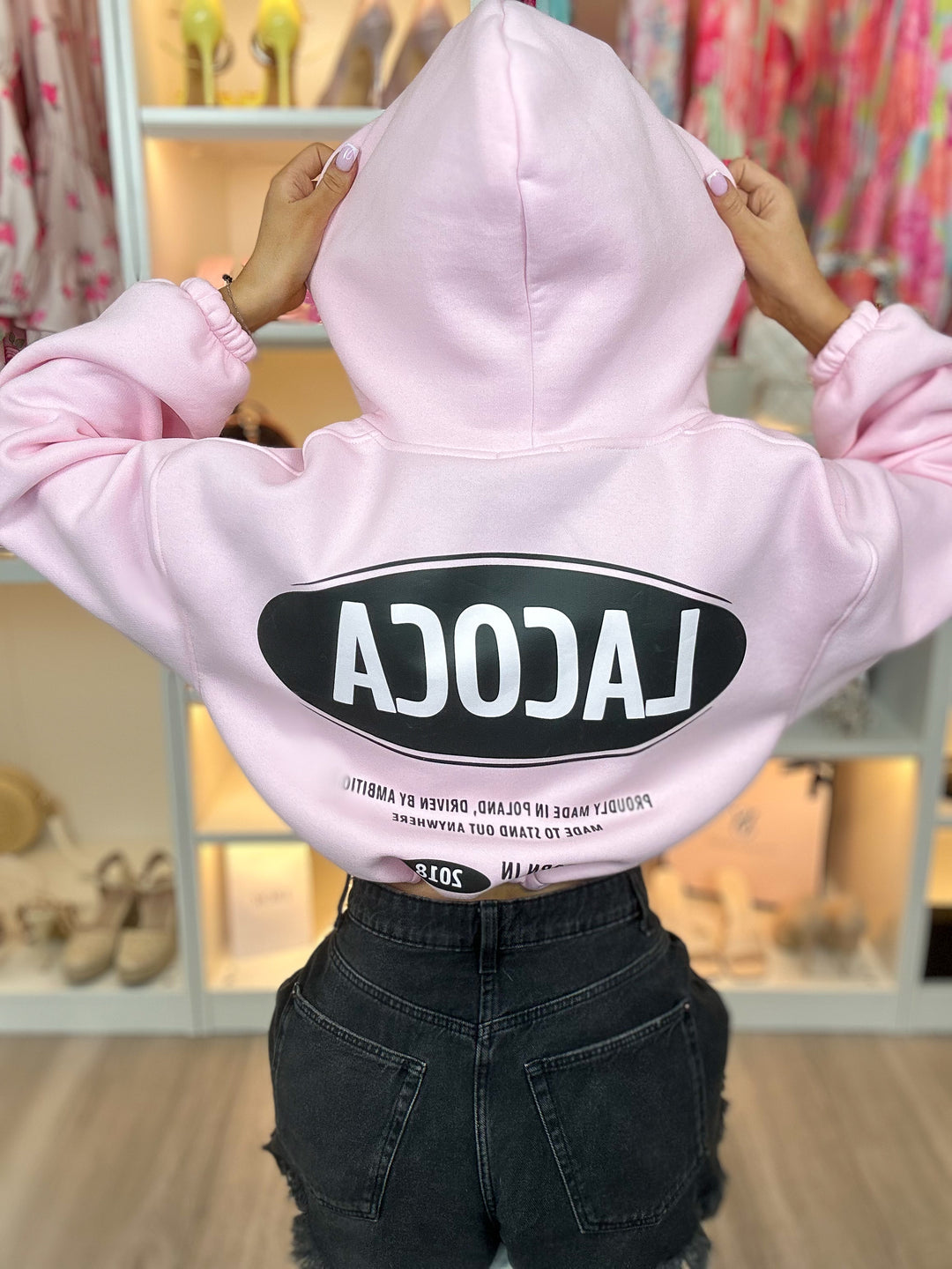 Bluza HOODIE LA COCA z napisem la coca